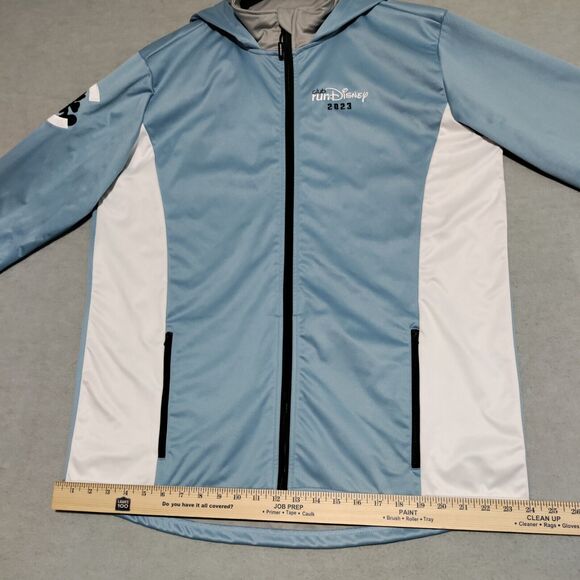 Club‎ RunDisney Member Jacket 2023 Adult XL Full Zip Hooded Zip Pockets Blue - Picture 11 of 16